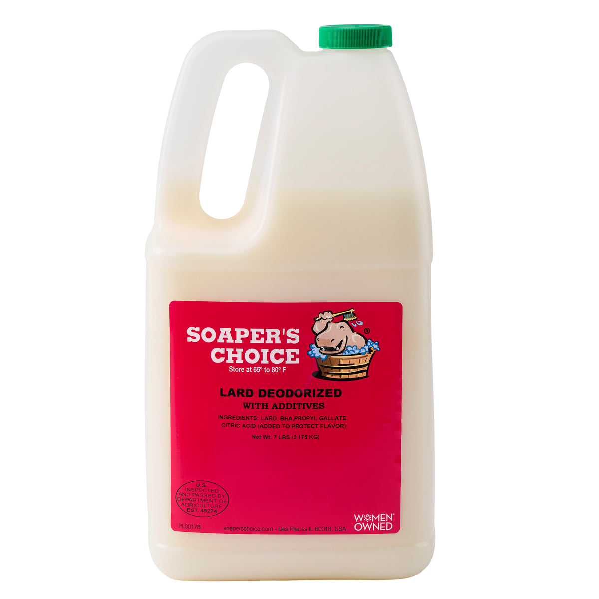 Lard (Deodorized) – Creamy Lather & Conditioning – Soaper's Choice