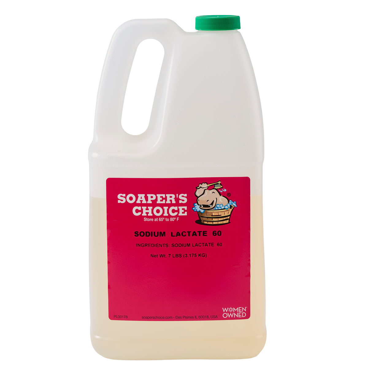 Sodium Lactate 60% – Soap Hardener & Humectant – Soaper's Choice